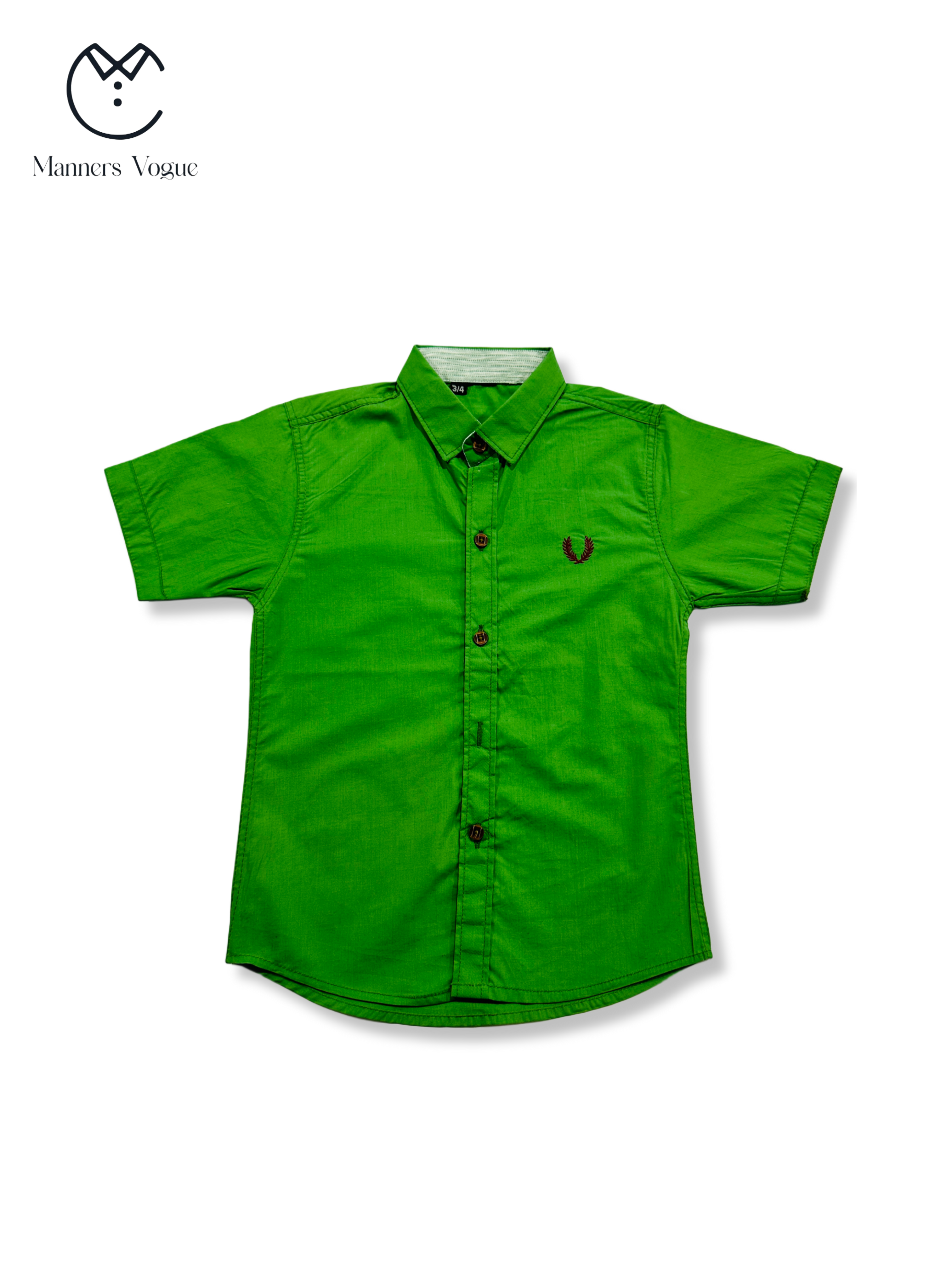 Lightweight Green Cotton Summer Shirt